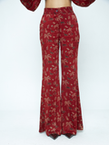 The Flare Pants at Kamakhyaa by Anushé Pirani. This item is Bloom After Dark by Anushe Pirani, Midnight Blueprint, Pants, Under $200, Womenswear