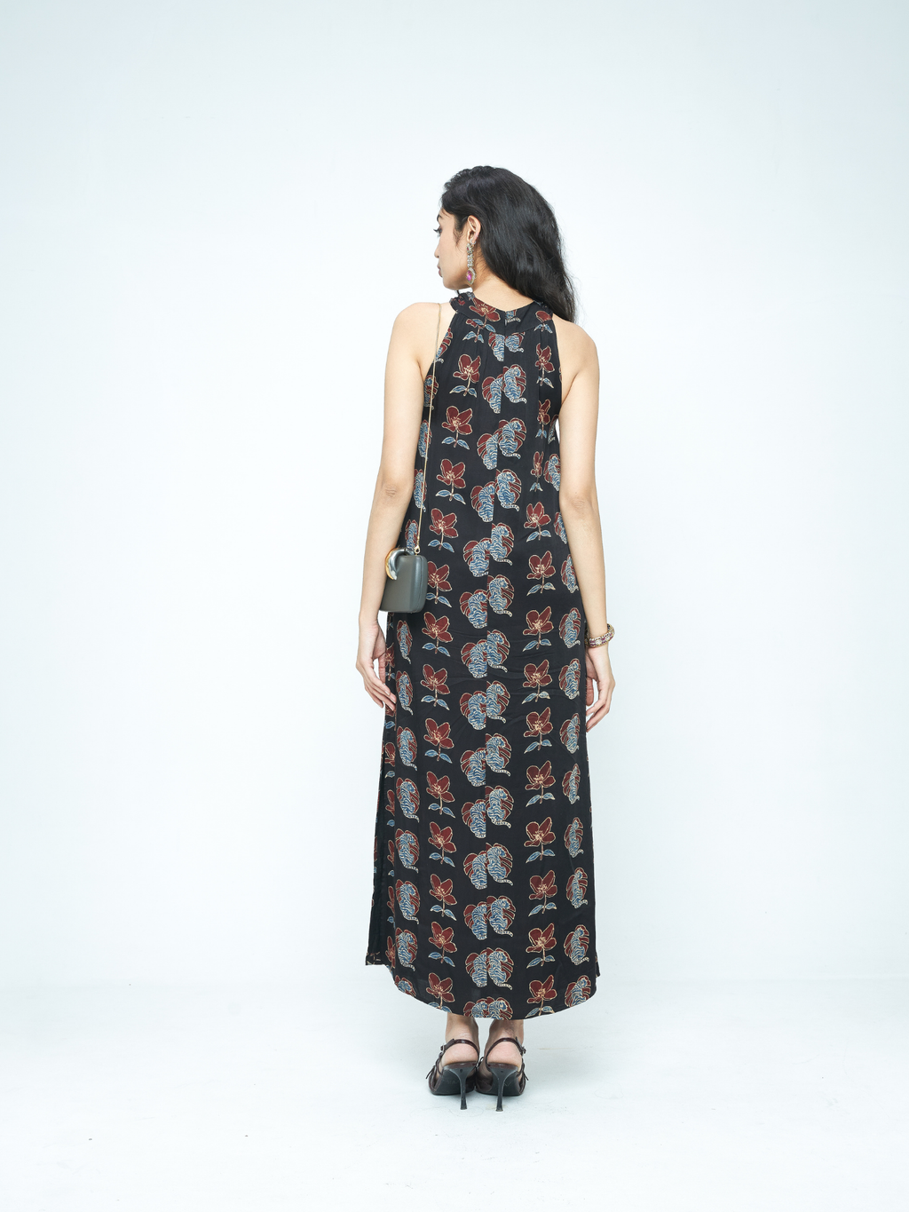 The Knot Dress at Kamakhyaa by Anushé Pirani. This item is Bloom After Dark by Anushe Pirani, Dresses, Midnight Blueprint, Tops & Shirts, Woman co-ord sets, Womenswear