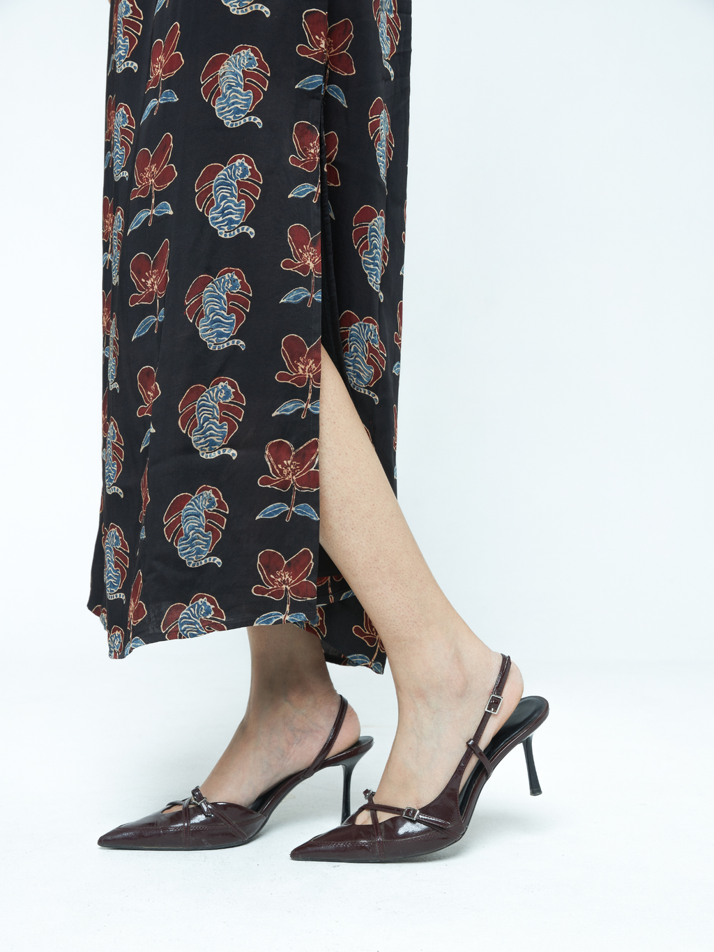 The Knot Dress at Kamakhyaa by Anushé Pirani. This item is Bloom After Dark by Anushe Pirani, Dresses, Midnight Blueprint, Tops & Shirts, Woman co-ord sets, Womenswear