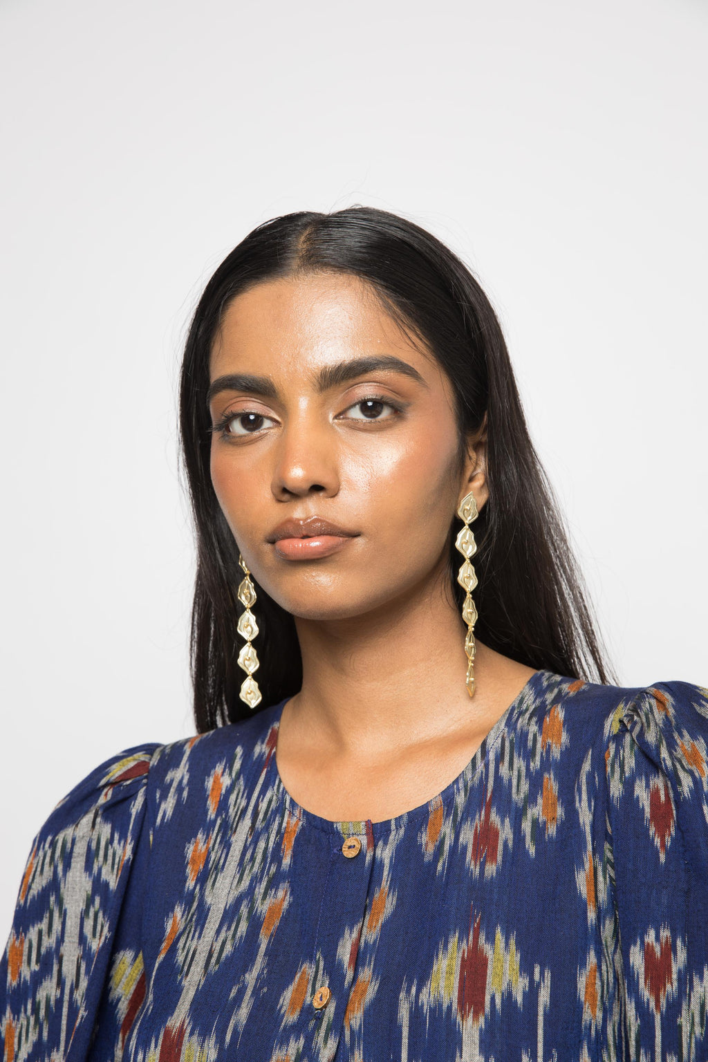 The Little Big Dress at kamakhyaa.com by Anushé Pirani. This item is 100% Cotton, Beach Wear, Blue, Brunch Wear, Casual Wear, Console Collection List, Cotton, Fresh Ink by Anushe Pirani, Handwoven cotton, Ikat Prints, Regular Fit, Royal Blue, Vacation Wear, Womenswear