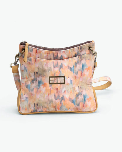 Tie & Dye Casual Wear Hand Bag at Kamakhyaa by The Indian Trunk. This item is Artisan Made, Casual Wear, Free Size, Hand Bags, leather, Pink, Tie & Dye, Velvet velour