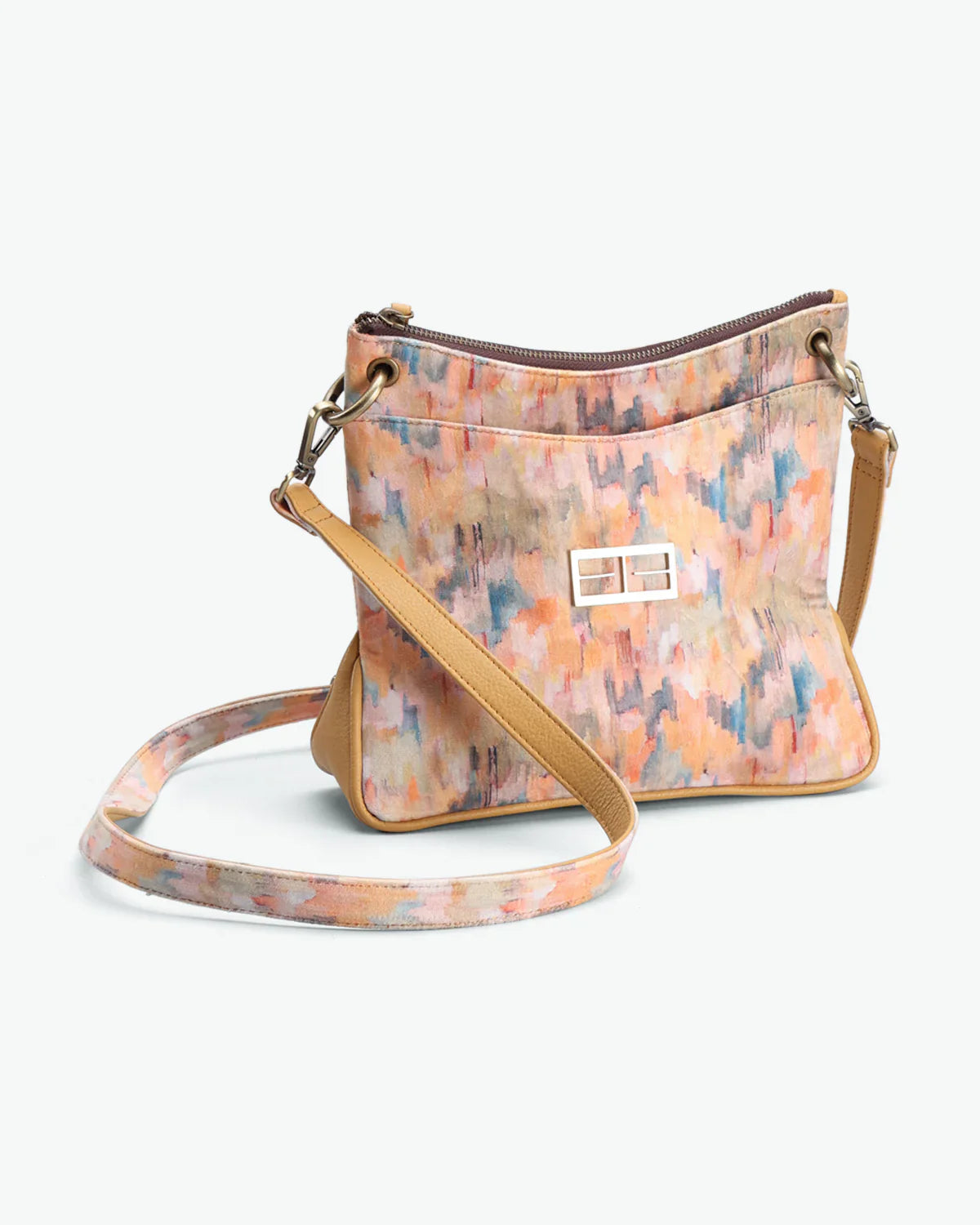 Tie & Dye Casual Wear Hand Bag at Kamakhyaa by The Indian Trunk. This item is Artisan Made, Casual Wear, Free Size, Hand Bags, leather, Pink, Tie & Dye, Velvet velour