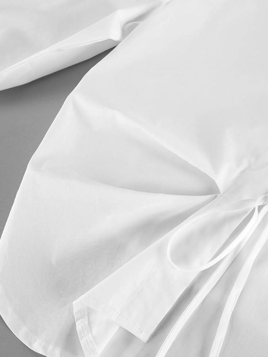 Tie-Waist Detail Wrap-Front Shirt at kamakhyaa.com by Trendsi. This item is Helene, Ship From Overseas, Under $100