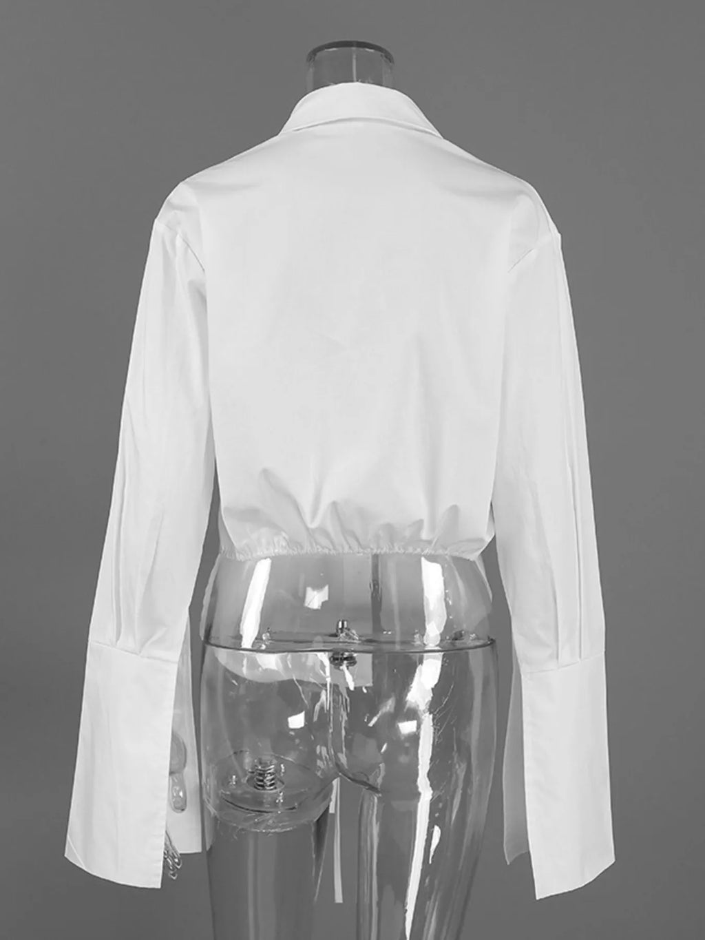 Tie-Waist Detail Wrap-Front Shirt at kamakhyaa.com by Trendsi. This item is Helene, Ship From Overseas, Under $100