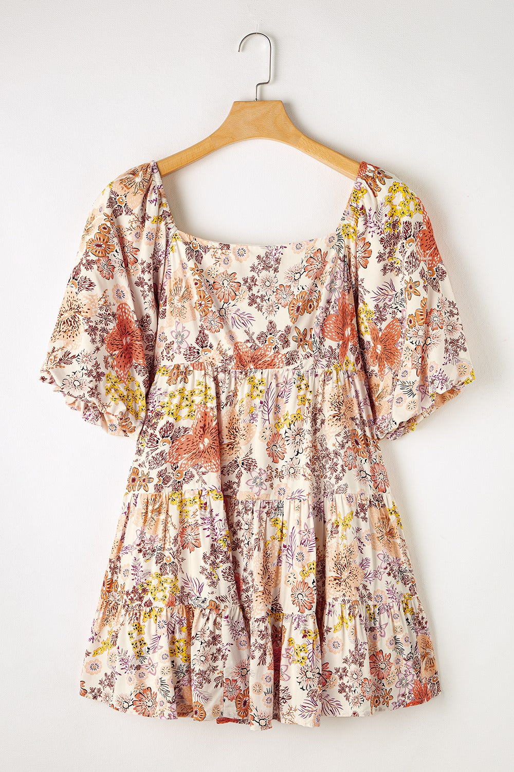 Tied Printed Half Sleeve Mini Dress at Kamakhyaa by Trendsi. This item is Ship From Overseas, SYNZ, Trendsi