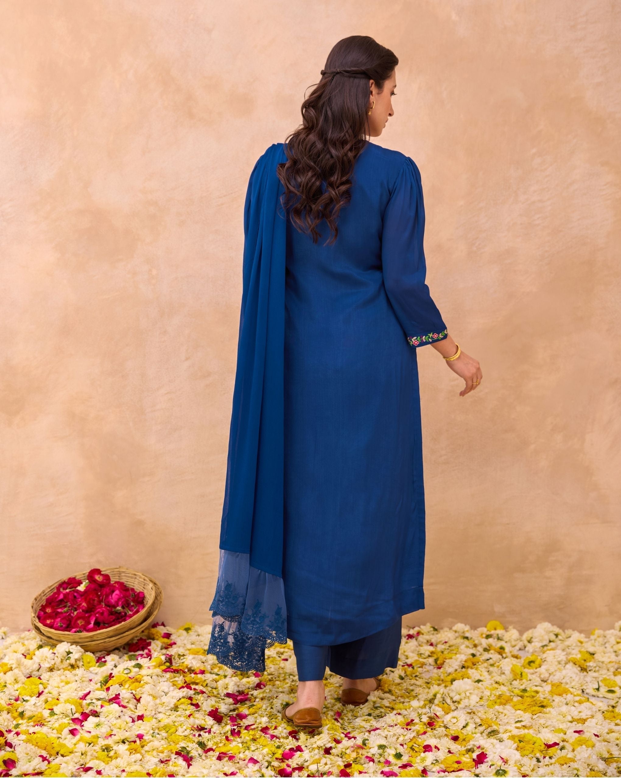 Twilight Bloom Kurta Set at Kamakhyaa by Taro. This item is Everyday Connection by Taro
