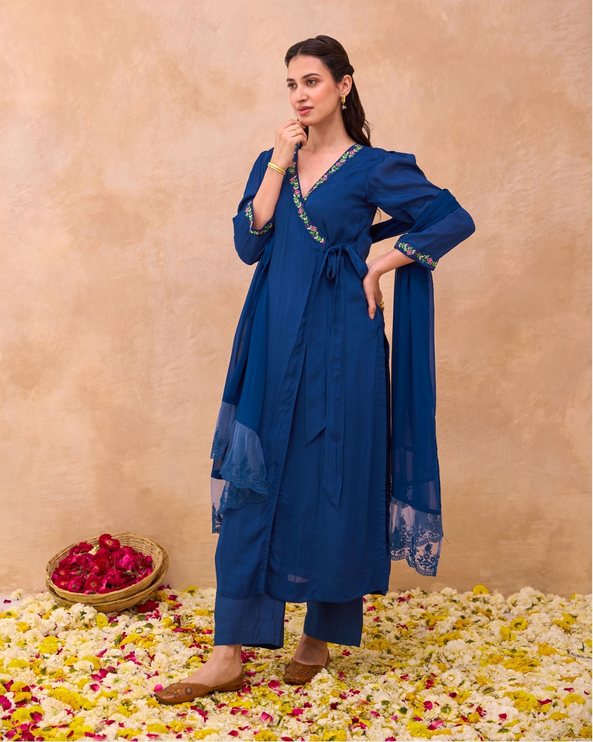 Twilight Bloom Kurta Set at Kamakhyaa by Taro. This item is Everyday Connection by Taro