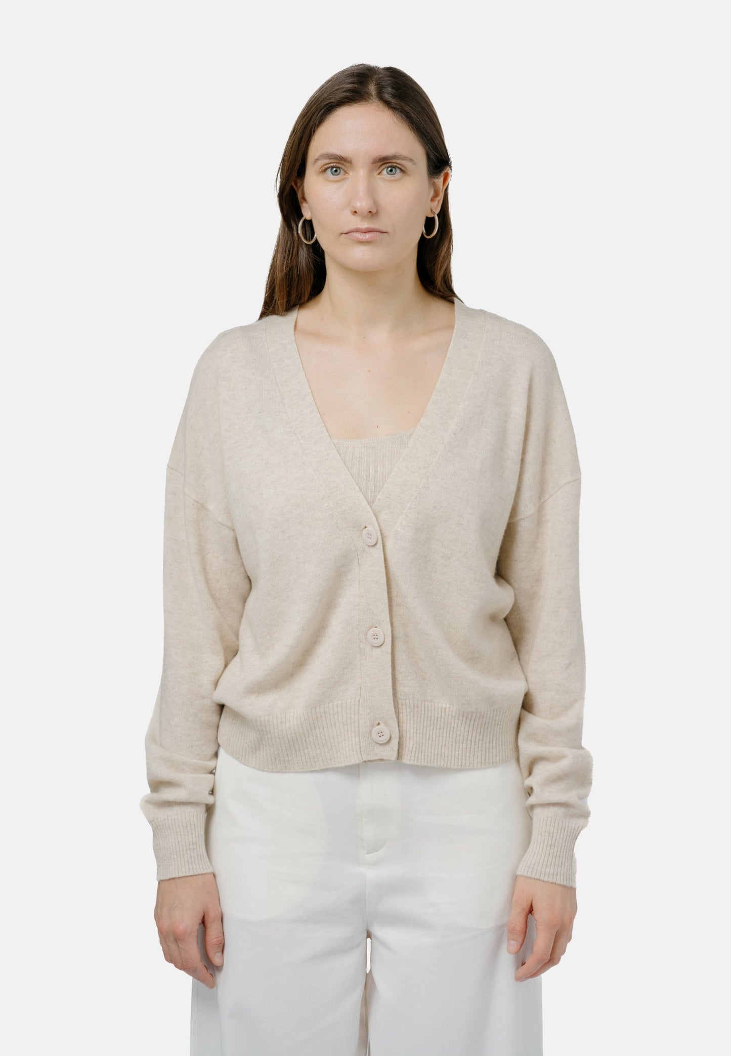 Ulaanbaatar Cardigan Off White at Kamakhyaa by 1 People. This item is Cardigans, Made from Natural Materials