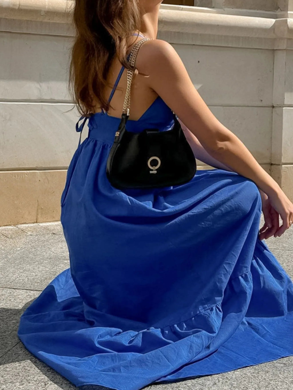 V-Neck Tiered Maxi Cami Dress at kamakhyaa.com by Trendsi. This item is OutdoorStyle, Ship From Overseas, Under $50
