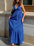 V-Neck Tiered Maxi Cami Dress at kamakhyaa.com by Trendsi. This item is OutdoorStyle, Ship From Overseas, Under $50