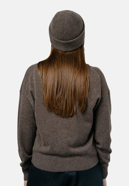 Vilnius Beanie Brown at Kamakhyaa by 1 People. This item is Made from Natural Materials