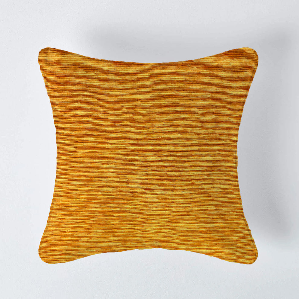 Vivid Vine Cushion Cover Sets at Kamakhyaa by Aetherea. This item is Cotton, Cushion covers, Made from Natural Materials, Orange, Sheer, Textured, Upcycled, Vine, Wavy Lines, Woven