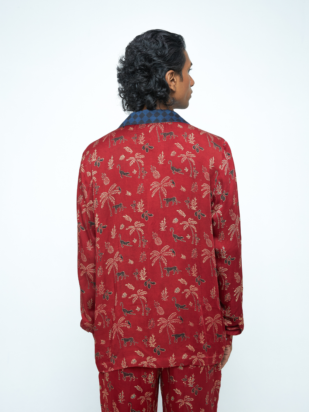 Wild T-Shirt Shirt at Kamakhyaa by Anushé Pirani. This item is Bloom After Dark by Anushe Pirani, Menswear, Midnight Blueprint, T-Shirts & Shirts, Tops & Shirts, Under $50
