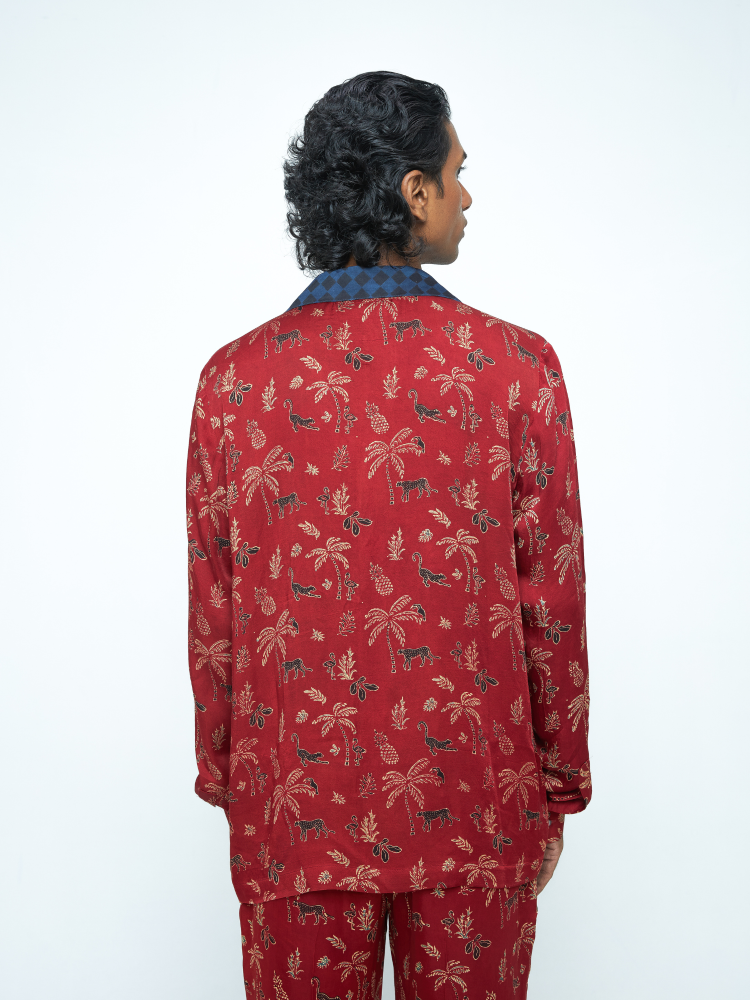Wild T-Shirt Shirt at Kamakhyaa by Anushé Pirani. This item is Bloom After Dark by Anushe Pirani, Menswear, Midnight Blueprint, T-Shirts & Shirts, Tops & Shirts, Under $50