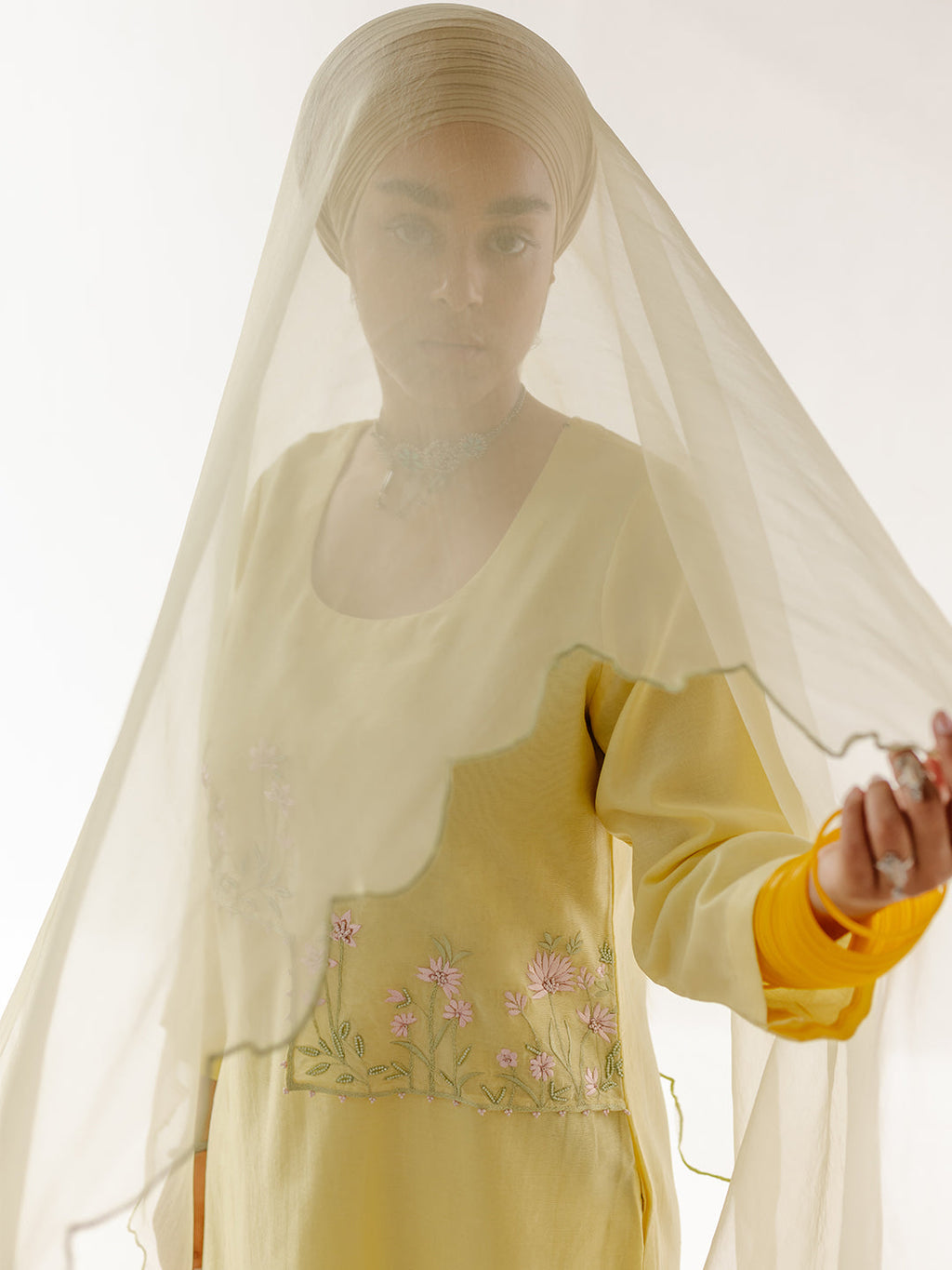 Yellow Chanderi Silk Kurta Pant Set with Dupatta at Kamakhyaa by RoohbyRidhimaa. This item is Casual Wear, Chanderi Silk, Dupattas, Kurta Set with Dupattas, Kurta Sets, Relaxed Fit, Resham Embroidered, Silk Chanderi, Toxin free, Yellow