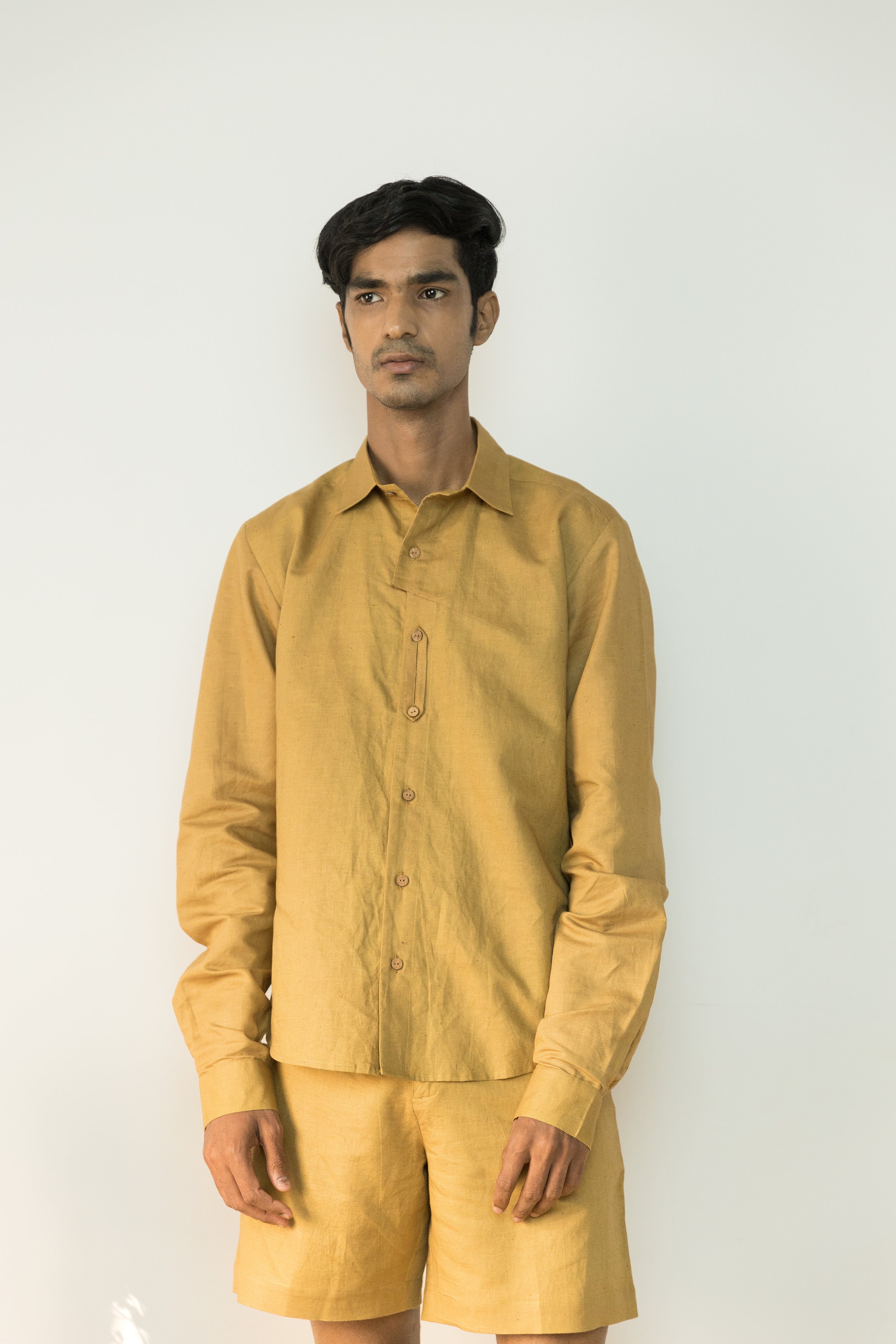Yellow Cotton Shirt