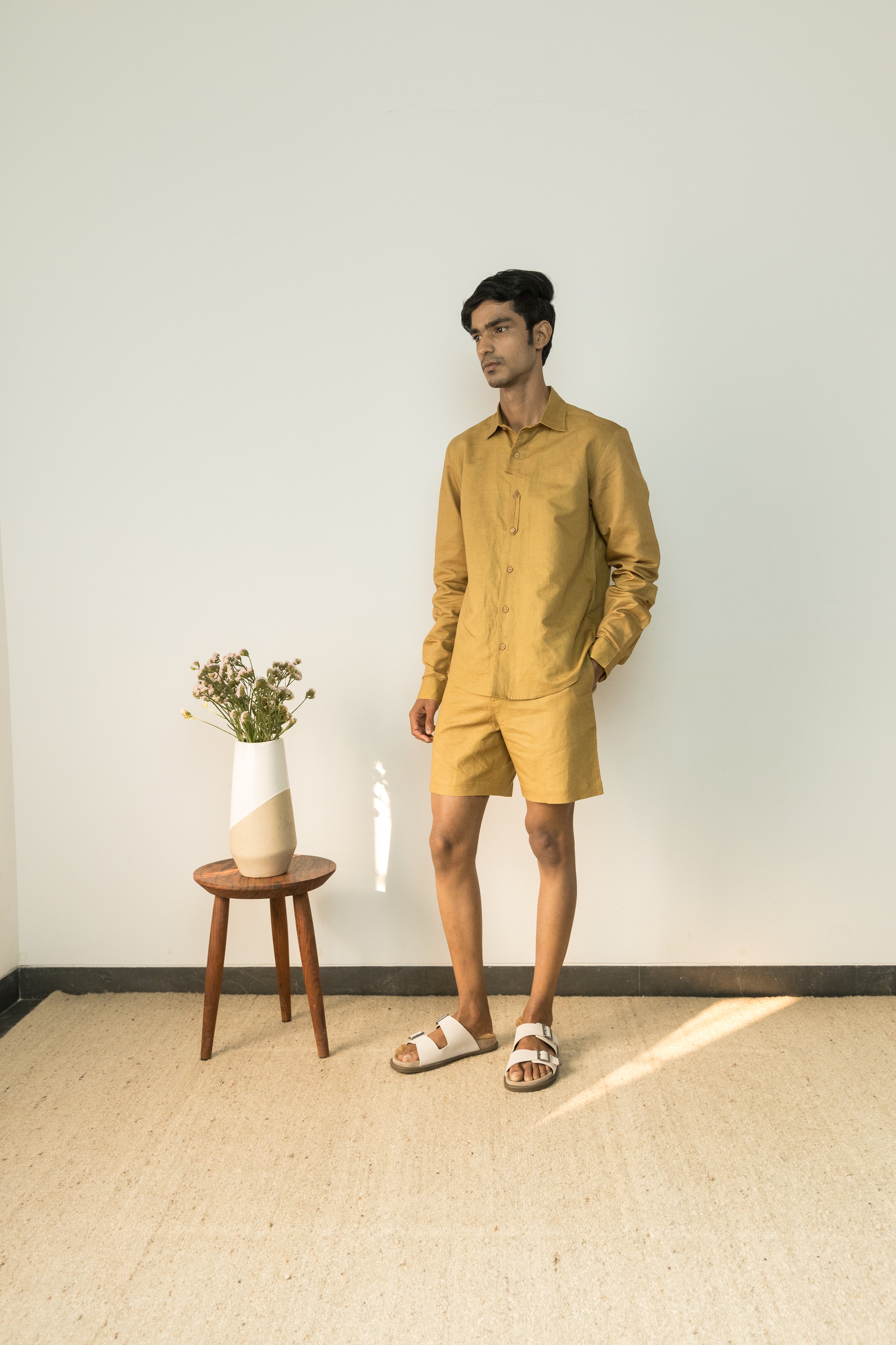 Yellow Cotton Shirt