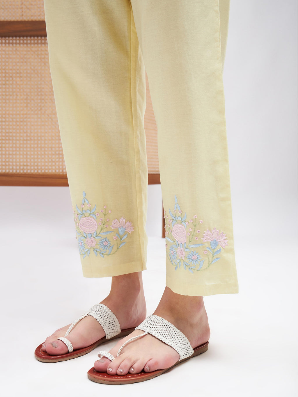 Yellow Organza Kurta Pant Set with Dupatta at Kamakhyaa by RoohbyRidhimaa. This item is Chanderi Silk, Cotton, Cotton Mulmul, Dupattas, Festive Wear, Kurta Set with Dupattas, Kurta Sets, Organza, Relaxed Fit, Resham Embroidered, Silk Chanderi, Toxin free, Yellow