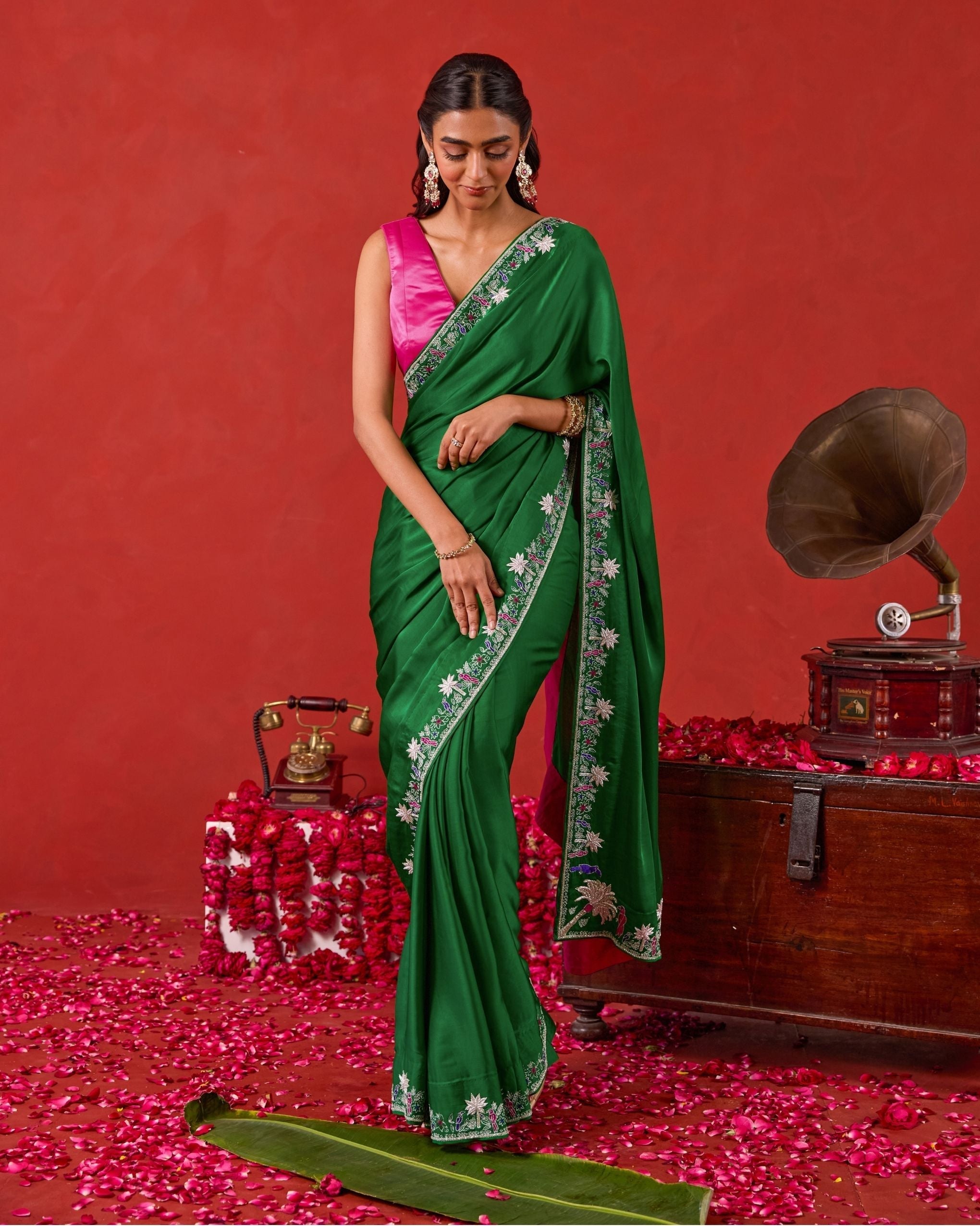 Zariya Saree at kamakhyaa.com by Taro. This item is Jashn-E-Taro - The Trousseau Edit by Taro