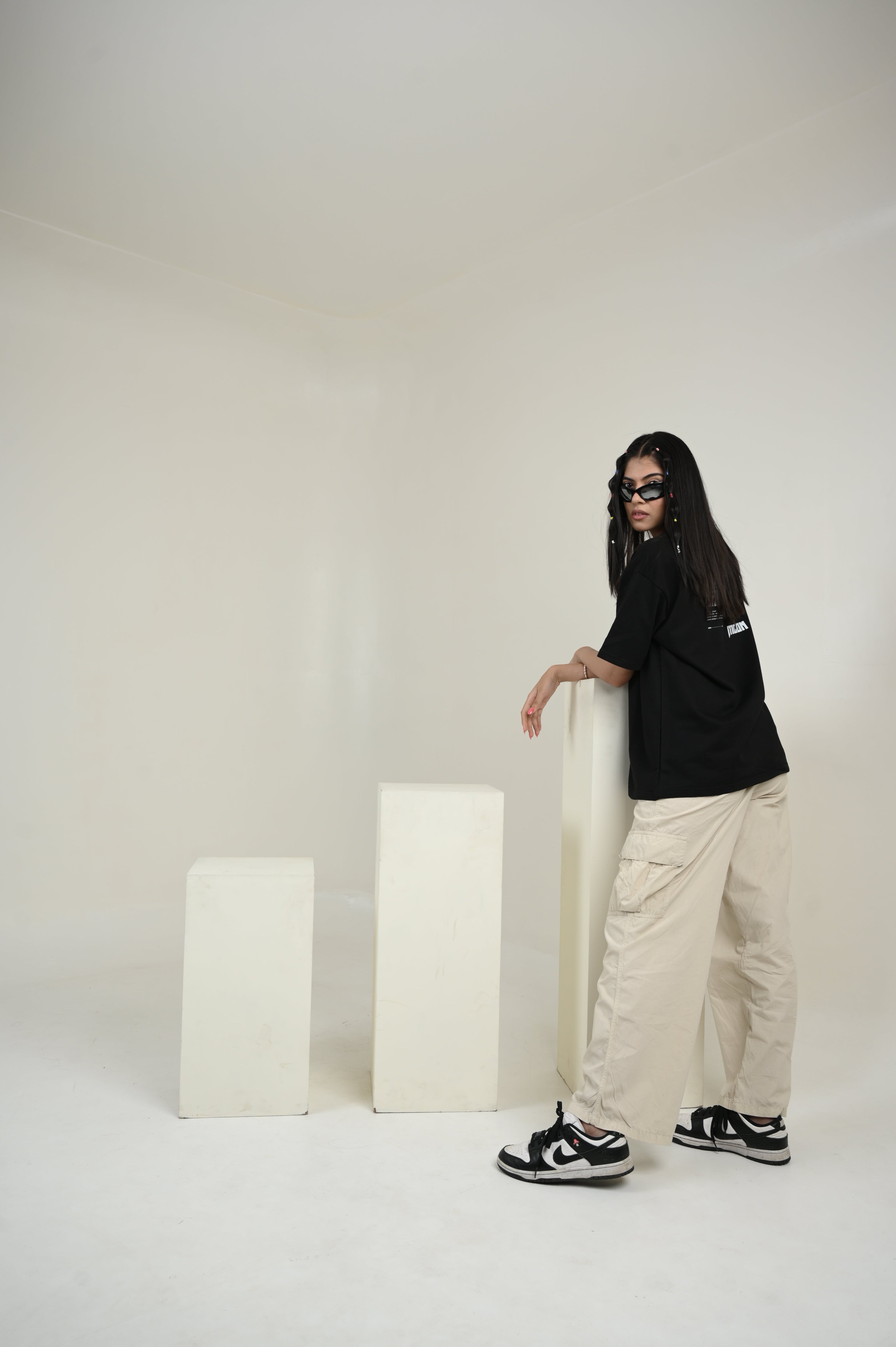 Astronaut 100% Cotton Oversized Black T-shirt at Kamakhyaa by Unfussy. This item is 100% cotton, Black, Casual Wear, Organic, Oversized Fit, Printed, T-Shirts, Unfussy, Unisex, Womenswear