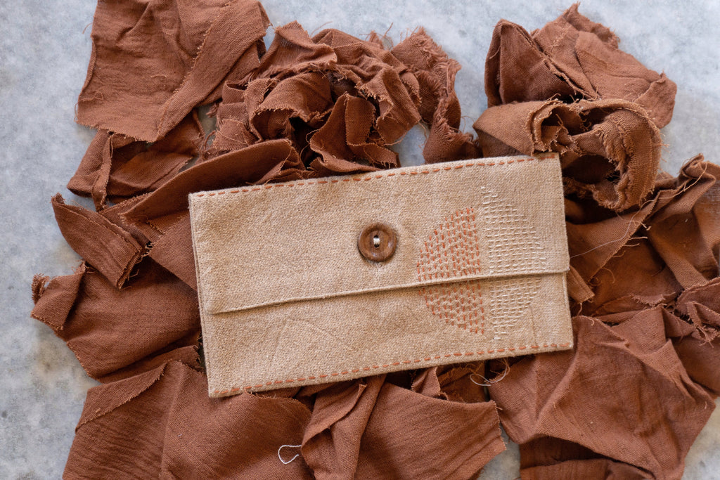 Beige/Charcoal Grey/White Upcycled Belt Bag at Kamakhyaa by Lafaani. This item is Add Ons, Bags, Belt Bags, Casual Wear, Free Size, Less than $50, Multicolor, Natural, Solids, Upcycled, Upcycled Cotton