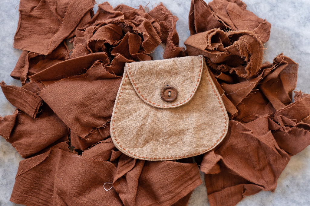 Beige/Charcoal Grey/White Upcycled Cotton Belt Bag at Kamakhyaa by Lafaani. This item is Add Ons, Bags, Belt Bags, Casual Wear, Free Size, Less than $50, Multicolor, Natural, Products less than $25, Solids, Upcycled, Upcycled Cotton