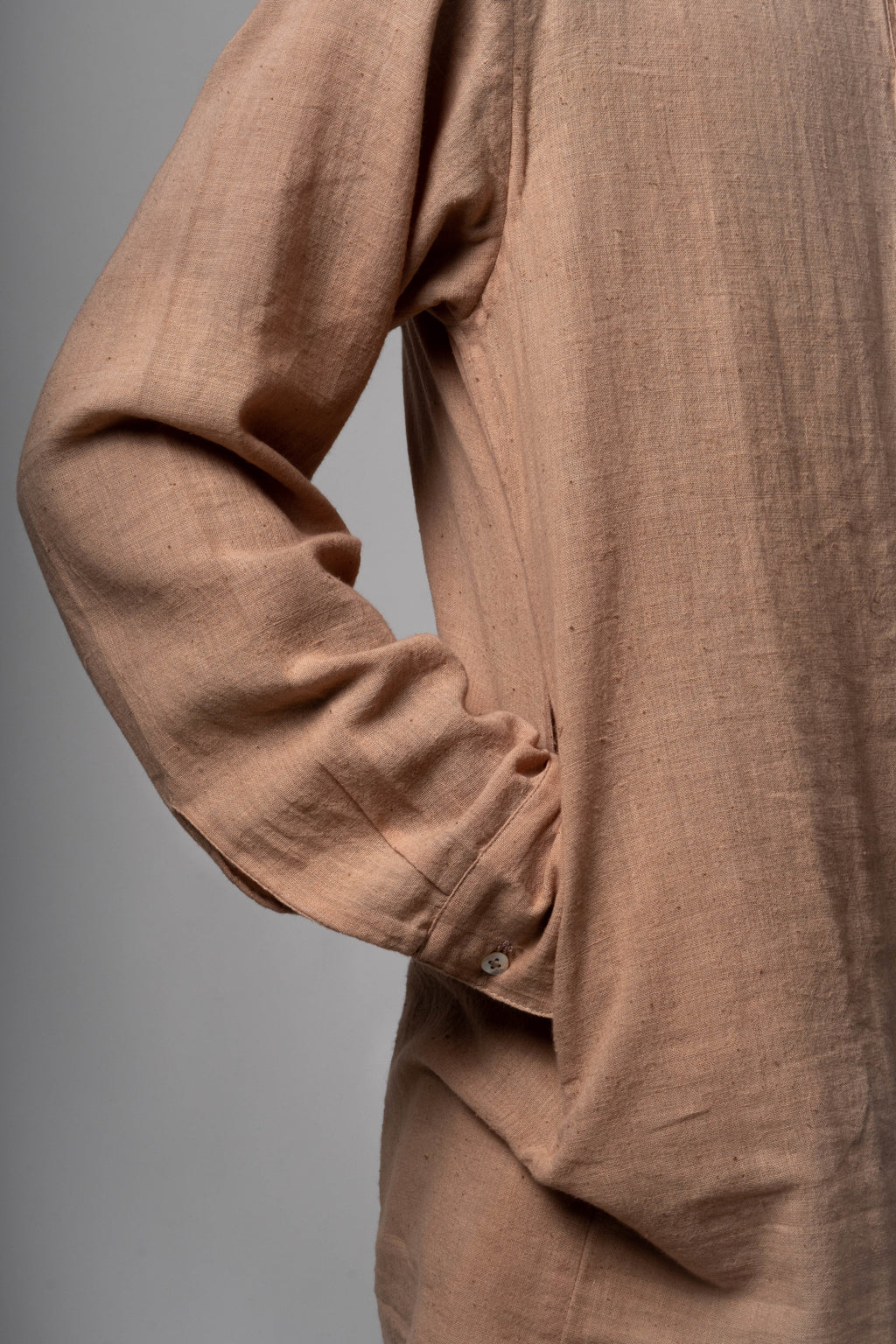 Beige Cotton Shirt at Kamakhyaa by Lafaani. This item is Brown, Casual Wear, Cotton, Fall, For Him, Menswear, Natural, Regular Fit, Shirts, Solids, Tops