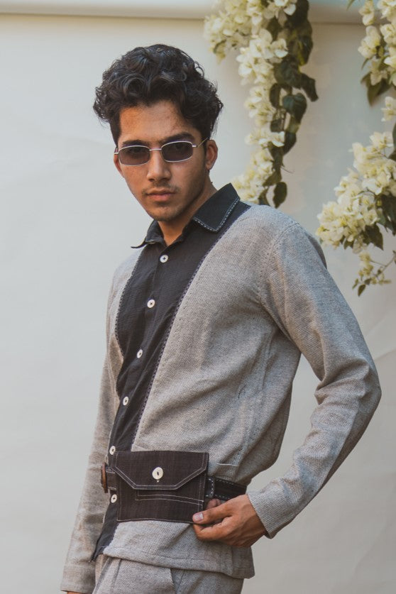 Belt Bag at Kamakhyaa by Lafaani. This item is 100% pure cotton, Bags, Belt Bags, Black, Casual Wear, Natural with azo free dyes, Organic, Regular Fit, Solids, Sonder