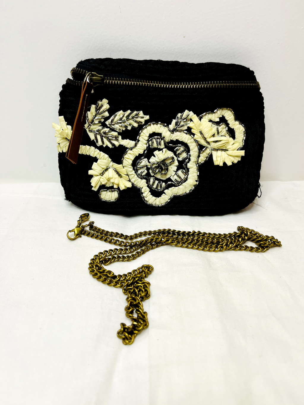 Black Belted Bag at Kamakhyaa by Pre Loved. This item is Bags, Belt Bags, Black, Casual Wear, Natural