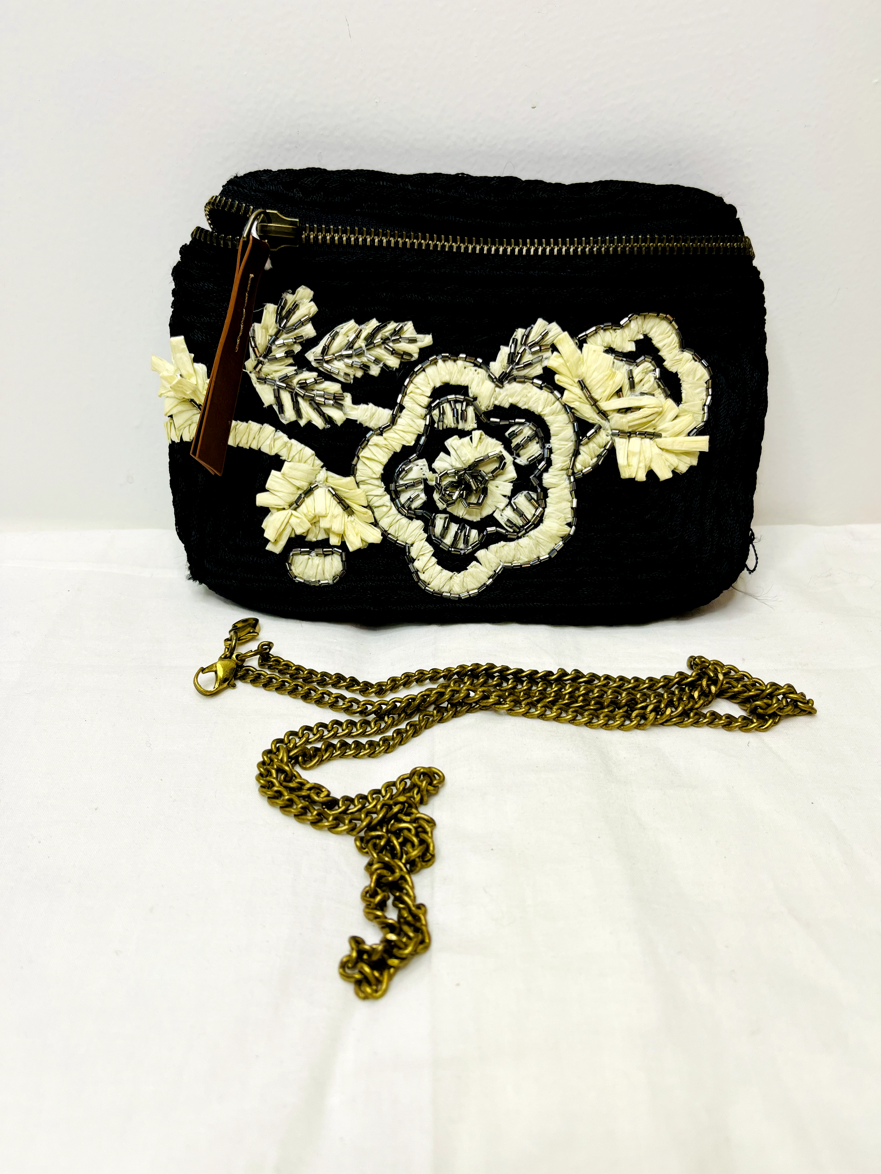 Black Belted Bag at Kamakhyaa by Pre Loved. This item is Bags, Belt Bags, Black, Casual Wear, Natural