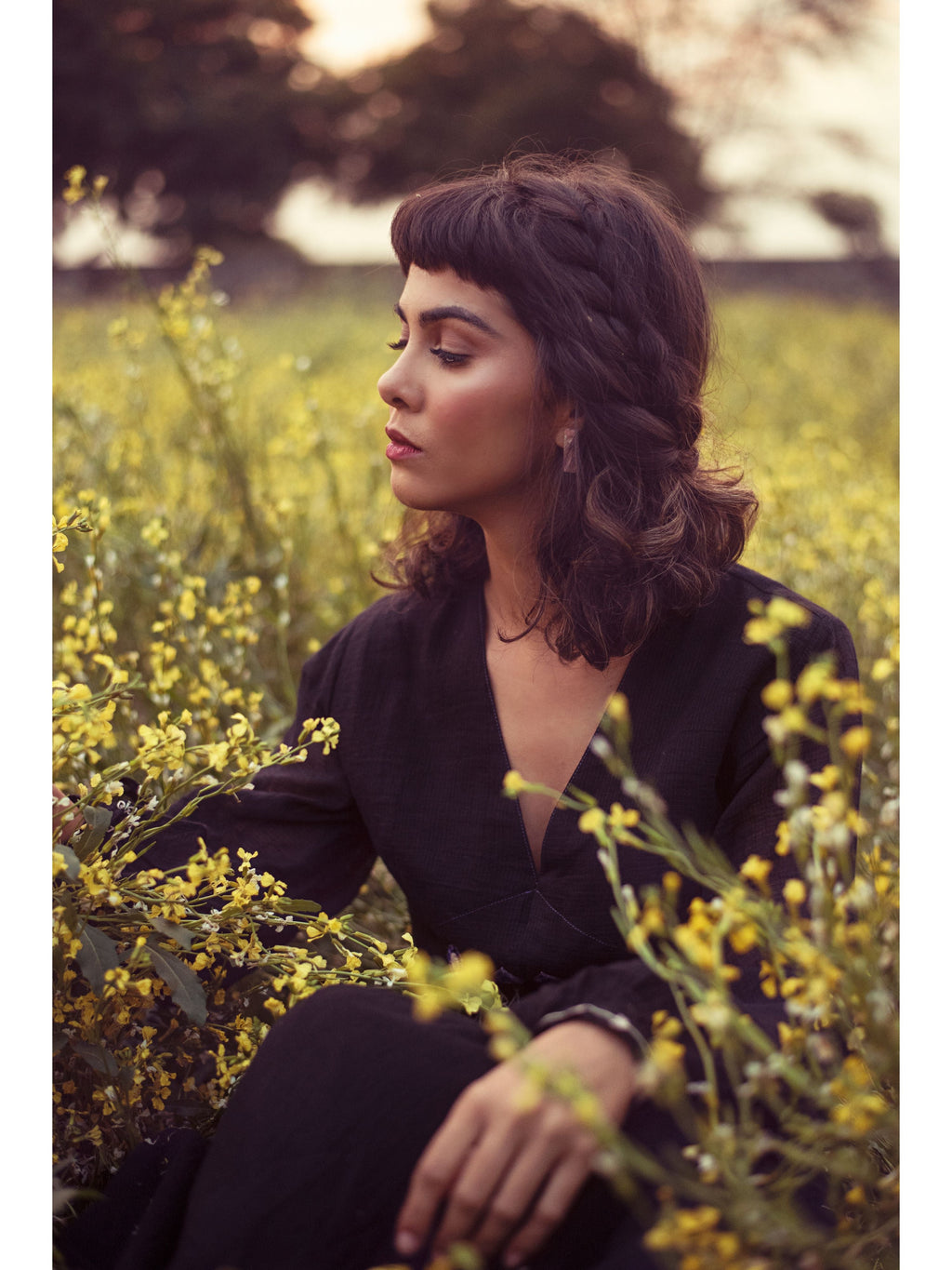 Black Embroidered Midi Dress at Kamakhyaa by The Loom Art. This item is Black, Handwoven Cotton, July Sale, July Sale 2023, Midi Dresses, Natural, Party Wear, Permanent Vacation, Prints, Regular Fit, Solids, Womenswear