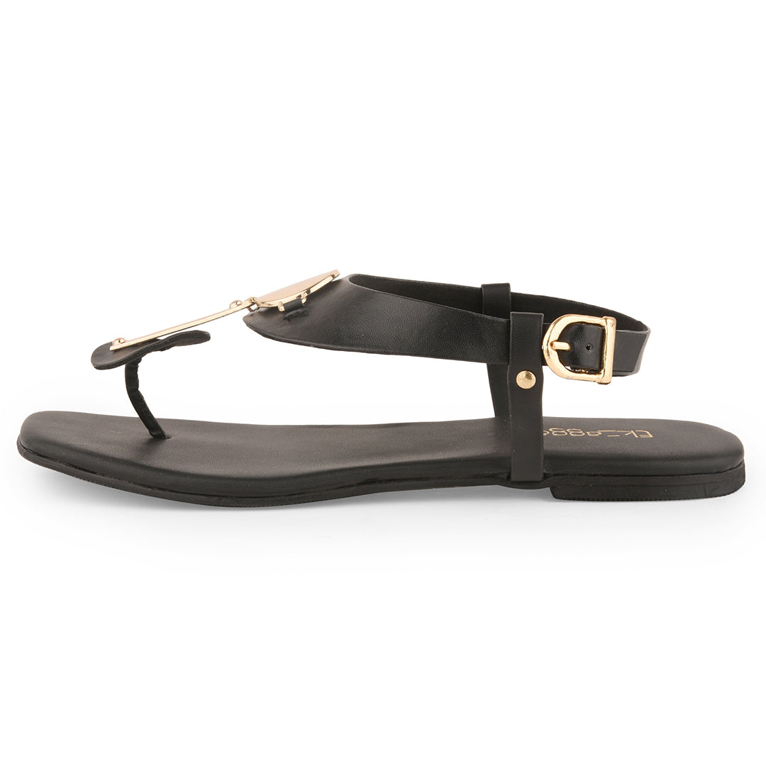 Black Flats with Buckle Straps at Kamakhyaa by EK_agga. This item is Black, Flats, For Daughter, Less than $50, Party Wear, Patent leather, Solids, Square toe, Vegan