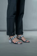 Black Pants with corded patch at Kamakhyaa by Anushé Pirani. This item is Black, Handwoven Jute Cotton, July Sale, July Sale 2023, Natural, Office Wear, Pants, Regular Fit, sale anushe pirani, Solids, The Line Tales, Womenswear