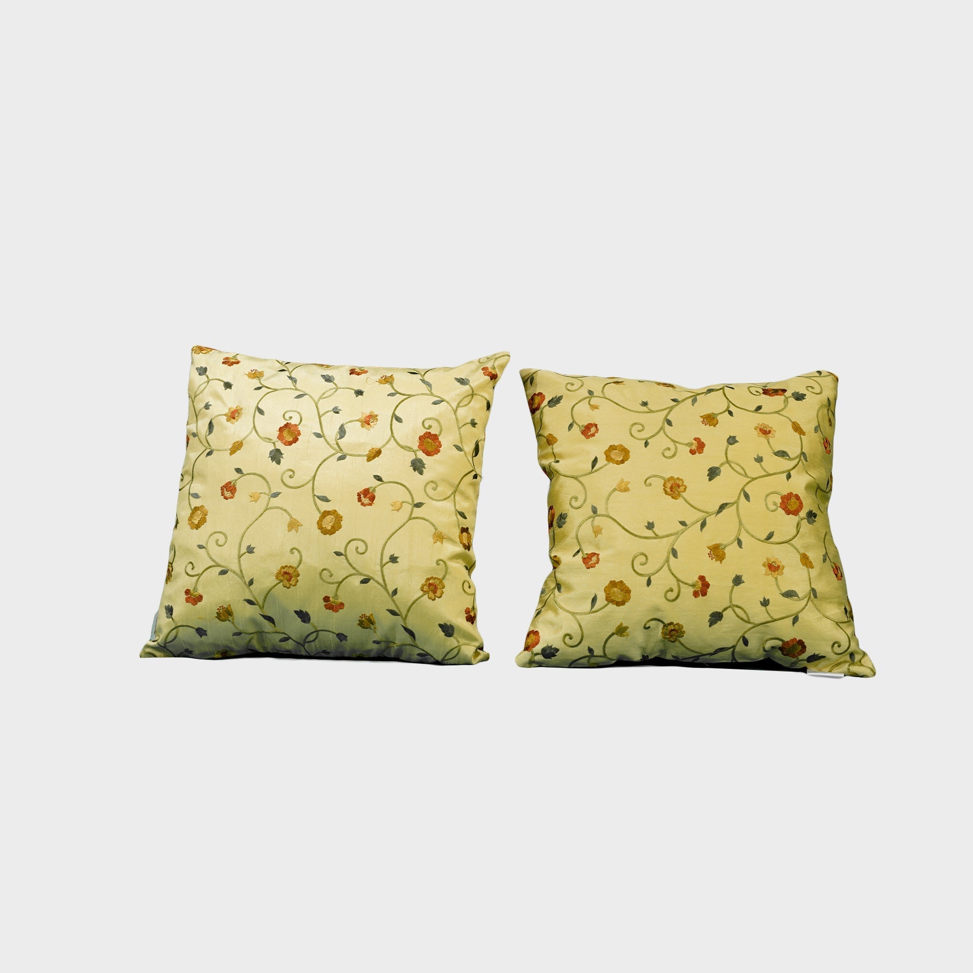 Bloom Scatter Cushion Cover Sets at Kamakhyaa by Aetherea. This item is Beige, Cotton, Cushion covers, Floral, Home, Upcycled