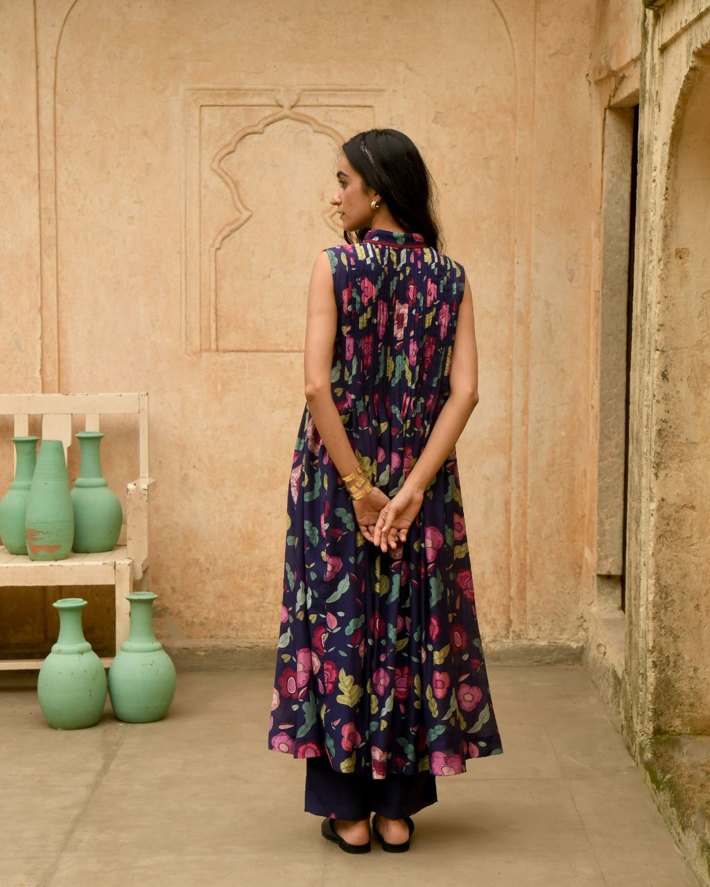 Blue Carnation Shirt Kurta at Kamakhyaa by Taro. This item is Best Selling, Blue, Casual Wear, Digital Print, Embroidered, Enchanted Garden, Evening Wear, Handcrafted buttons, Indian Wear, July Sale, July Sale 2023, Kurta Pant Sets, Kurta Set With Dupatta, Natural, Natural with azo free dyes, Relaxed Fit, Silk Chanderi, Womenswear