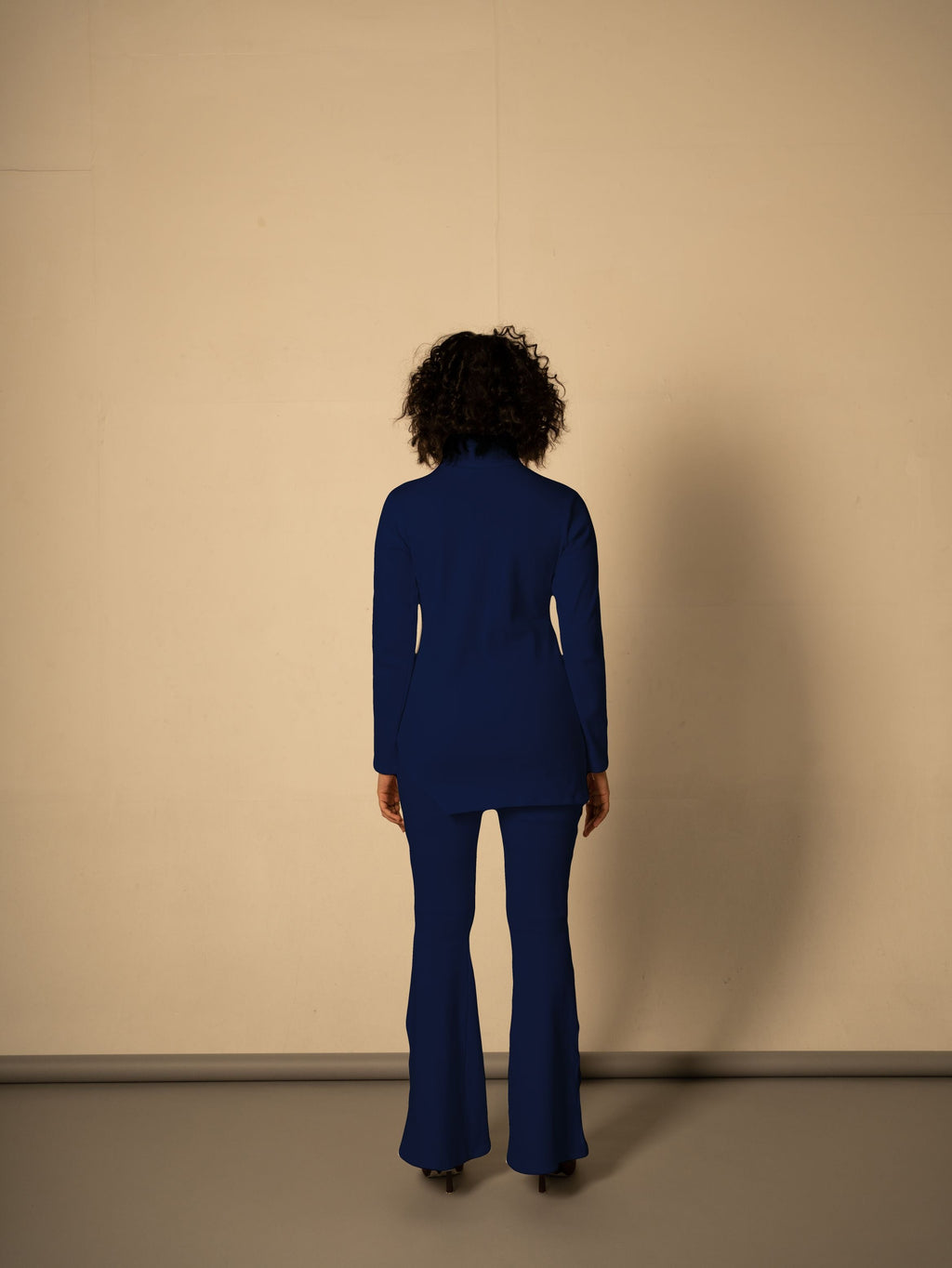 Blue Co-ord Set at Kamakhyaa by Meko Studio. This item is Blue, Casual Wear, Co-Ord Sets, Cotton, July Sale, July Sale 2023, Office, Office Wear Co-ords, Relaxed Fit, Solid Selfmade, Solids, Tranquil AW-22/23, Womenswear