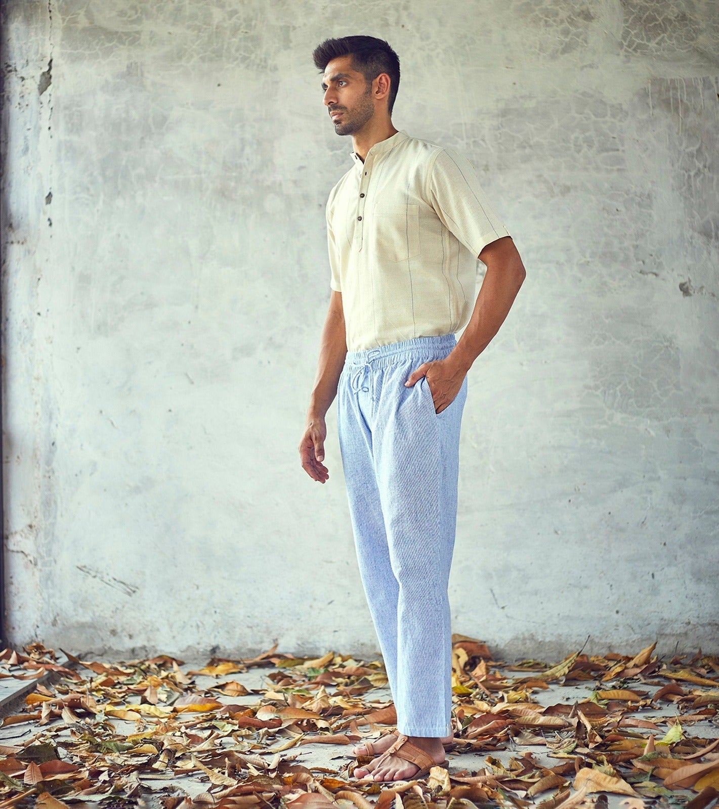 Men's Essential Cotton Trousers – Rise & Fall