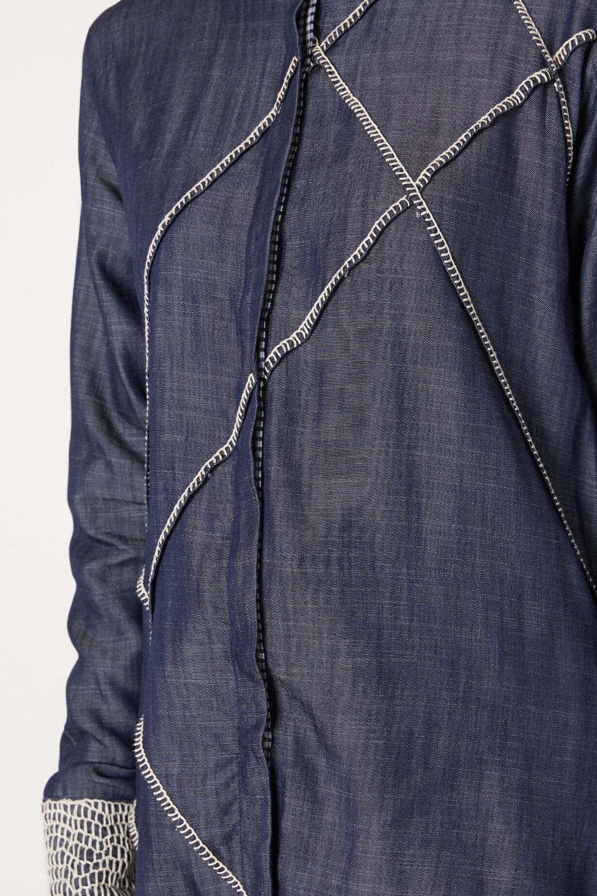 Blue Denim Embroidered Complete Set at Kamakhyaa by Chambray & Co.. This item is Blue, Casual Wear, Co-ord Sets, Cotton, Natural, Regular Fit, Solids, Tencel, Womenswear