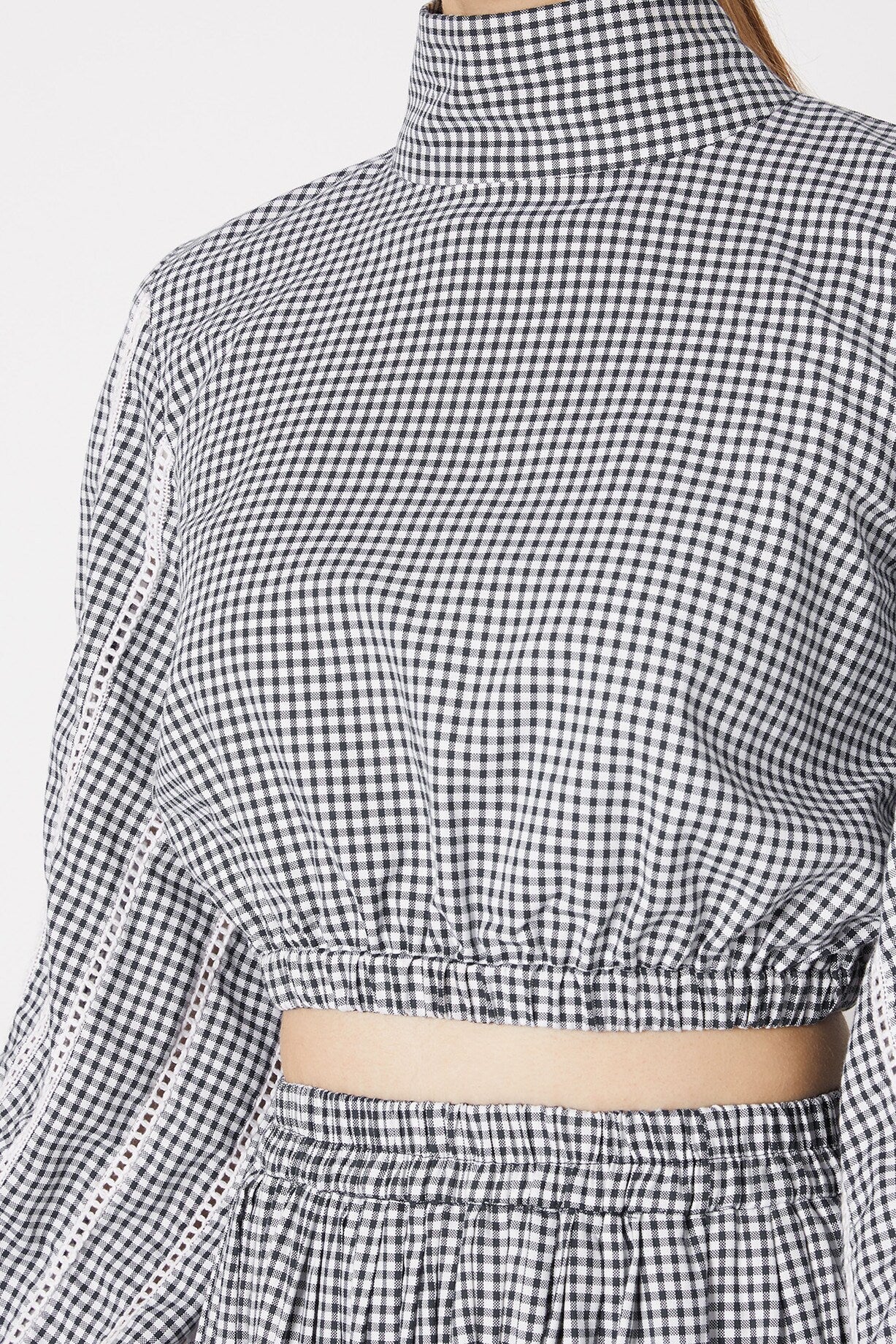 Blue Full Sleeve Cord Set at Kamakhyaa by Chambray & Co.. This item is Best Selling, Blue, Casual Wear, Checks, Co-ord Sets, Cotton, Natural, Regular Fit, Skirt Sets, Tencel, Vacation, Vacation Co-ords, White, Womenswear