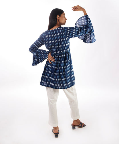Blue Printed 2 Piece Co-ord Set at Kamakhyaa by Kamakhyaa. This item is 100% pure cotton, Blue, Casual Wear, Co-ord Sets, KKYSS, Natural, Office, Office Wear Co-ords, Prints, Relaxed Fit, Summer Sutra, Womenswear