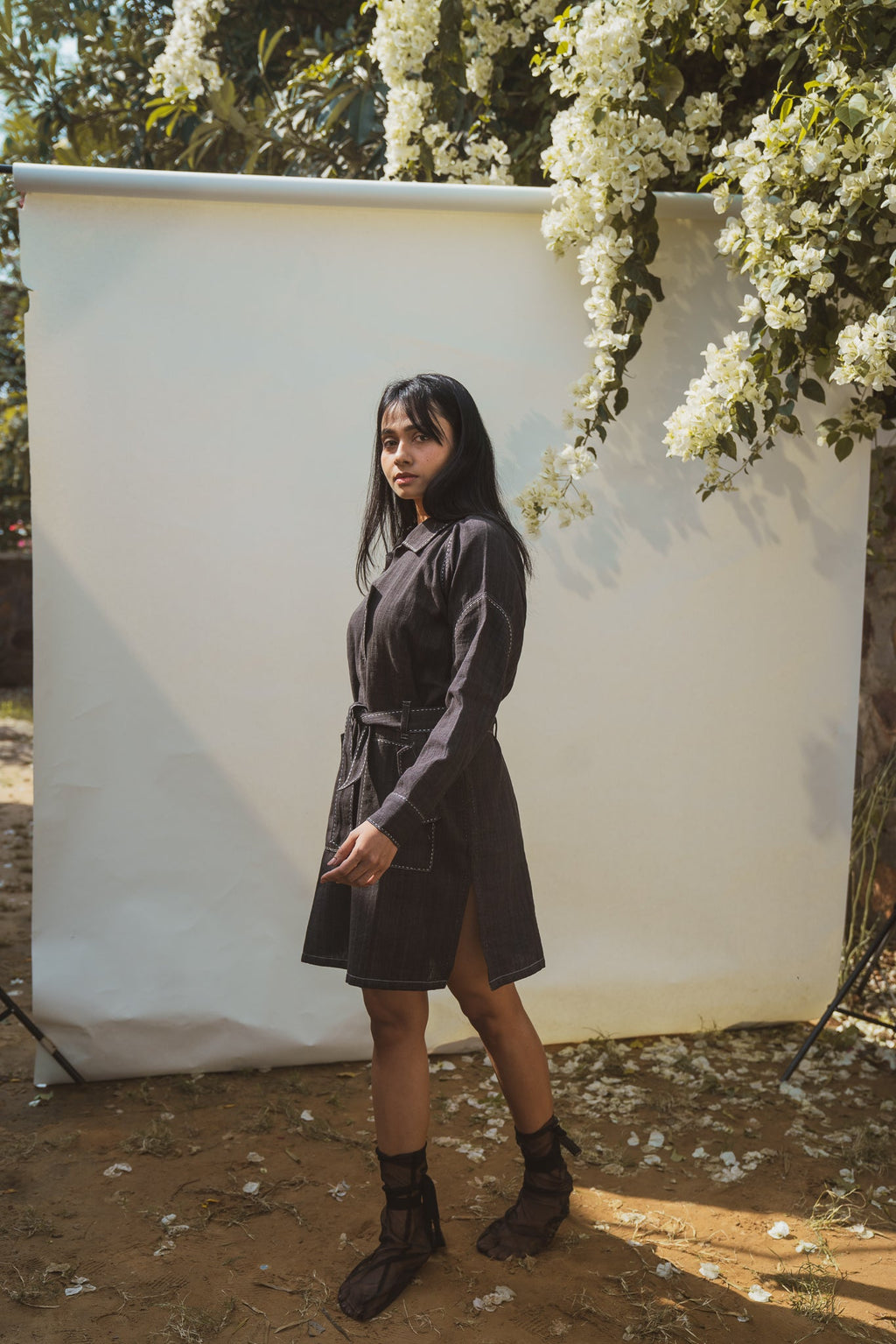 Bomber Dress at Kamakhyaa by Lafaani. This item is 100% pure cotton, Black, Casual Wear, Mini Dresses, Natural with azo free dyes, Organic, Regular Fit, Solids, Sonder, Womenswear