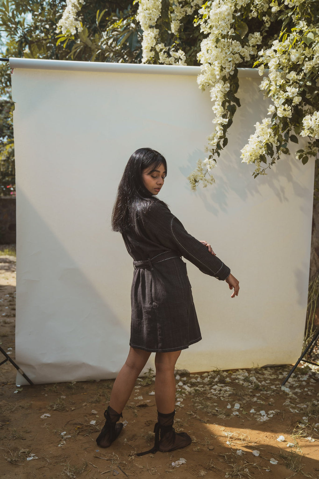 Bomber Dress at Kamakhyaa by Lafaani. This item is 100% pure cotton, Black, Casual Wear, Mini Dresses, Natural with azo free dyes, Organic, Regular Fit, Solids, Sonder, Womenswear