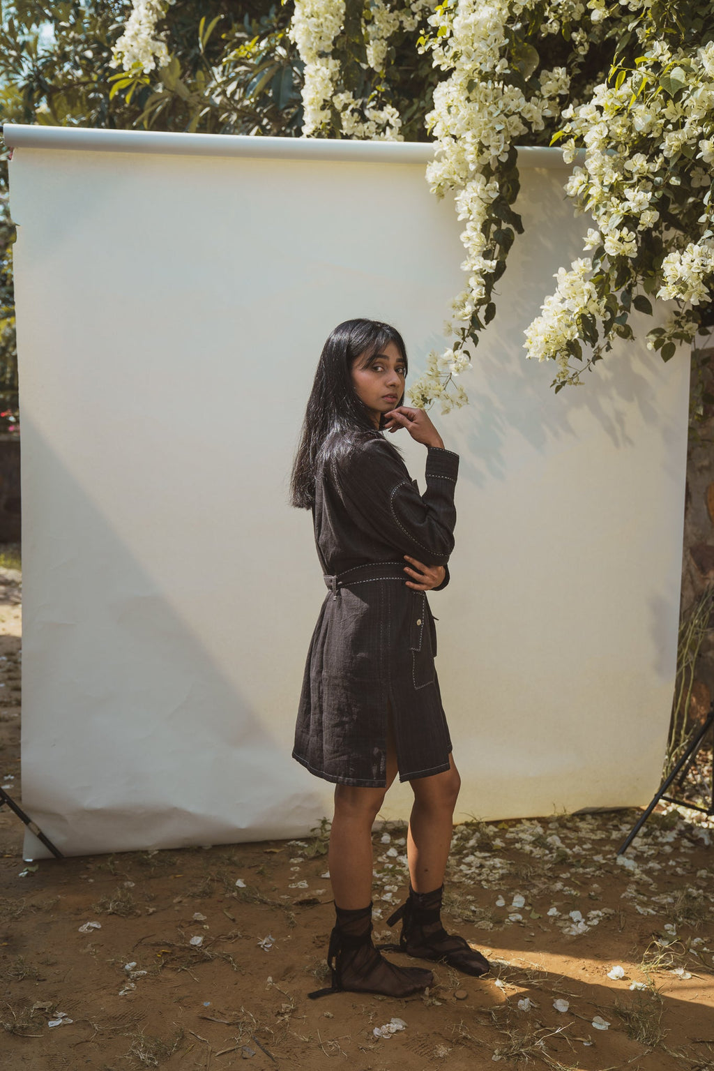 Bomber Dress at Kamakhyaa by Lafaani. This item is 100% pure cotton, Black, Casual Wear, Mini Dresses, Natural with azo free dyes, Organic, Regular Fit, Solids, Sonder, Womenswear