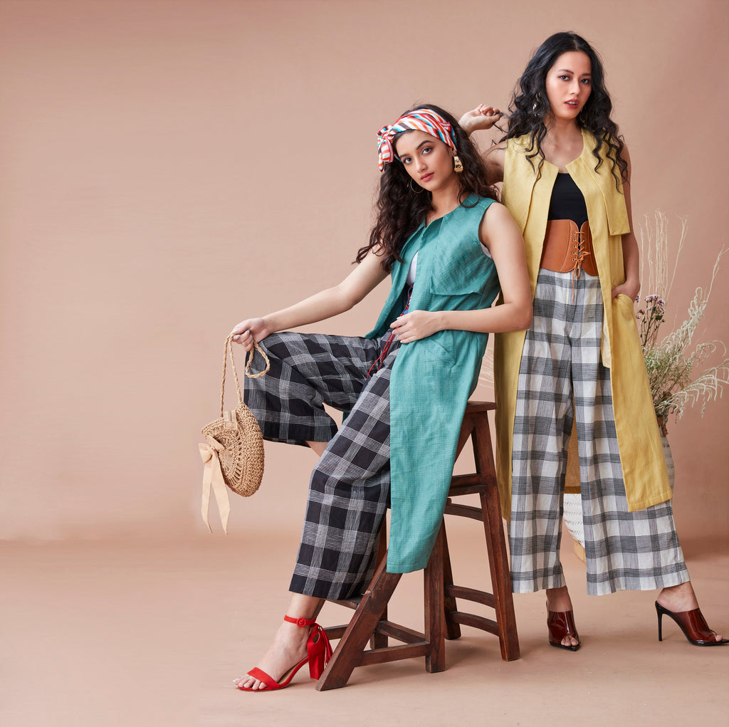 Brown Cotton Jacket at Kamakhyaa by Dan Ba. This item is Brown, Coats, Cotton, fall, July Sale, July Sale 2023, Natural, Relaxed Fit, Resort Wear, Solids, Womenswear