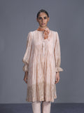 Brown Textured Shirt at Kamakhyaa by The Loom Art. This item is Best Selling, Between the Lines, Brown, Handwoven cotton silk, July Sale, July Sale 2023, Natural, Party Wear, Regular Fit, Solids, Tops, Tunic Tops, Womenswear