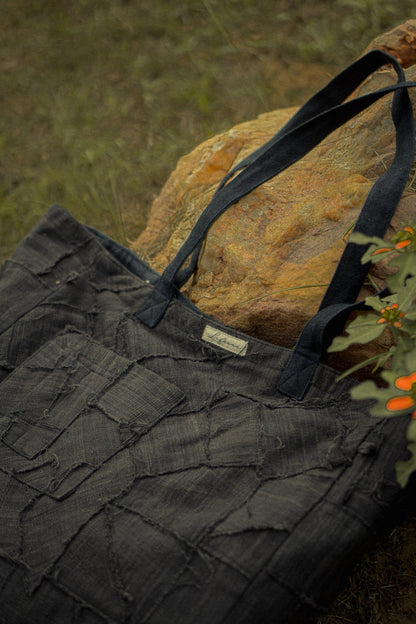 Carry-It-All Tote Black at Kamakhyaa by Lafaani. This item is 100% Cotton, Bags, Black, Casual Wear, Natural with azo free dyes, Organic, Regular Fit, Solids, Sonder, Tote Bags