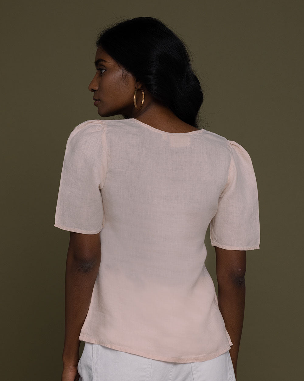 Cherry Chapstick Kisses Top - Ice Pink at Kamakhyaa by Reistor. This item is Hemp, Natural, Pink, Solids, Tops, Womenswear