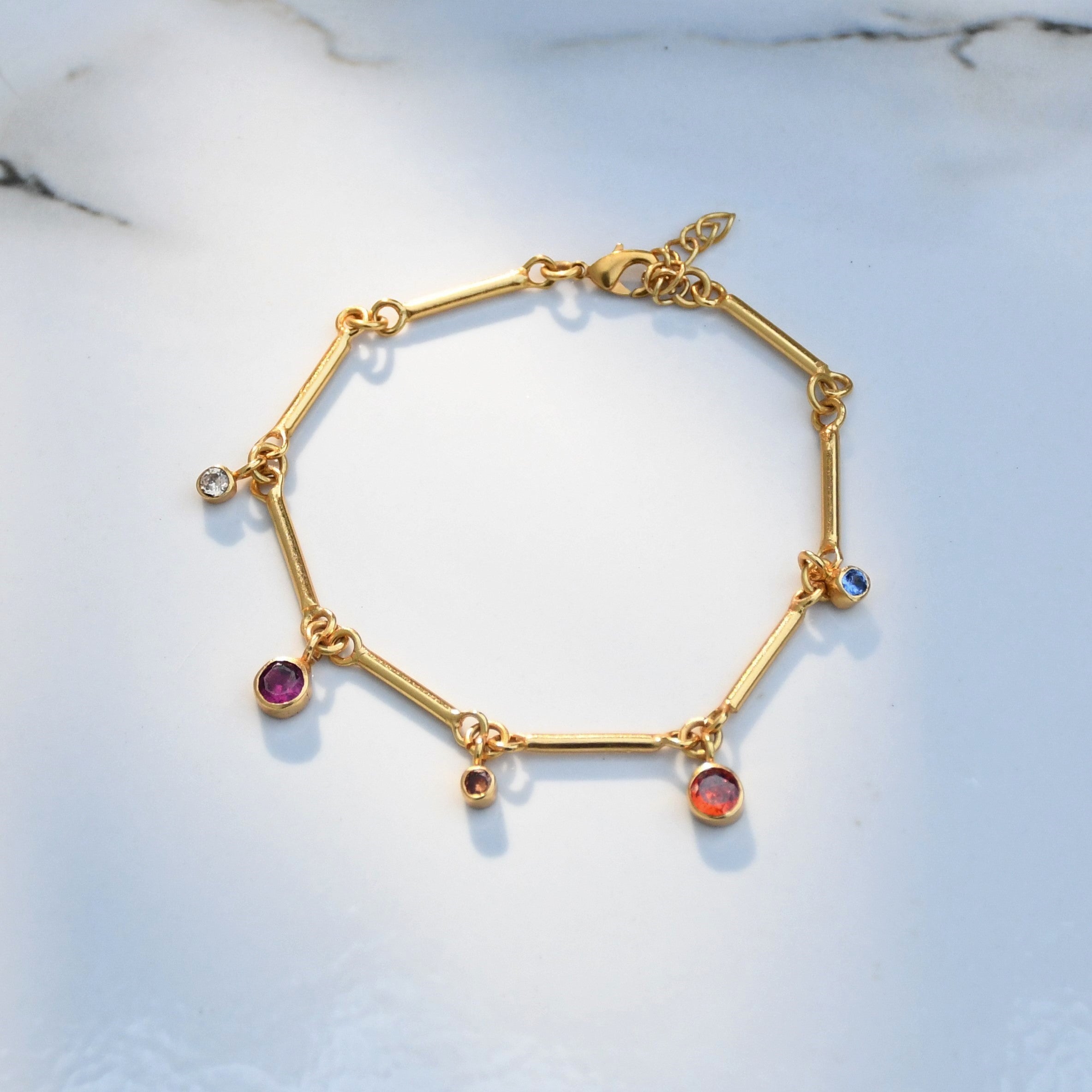 Circus Bracelet at Kamakhyaa by Noyra. This item is Add Ons, Alloy, Bracelets, Fashion Jewellery, jewelry, Micron, Multicolor, Natural, Office Wear Jewellery, Textured