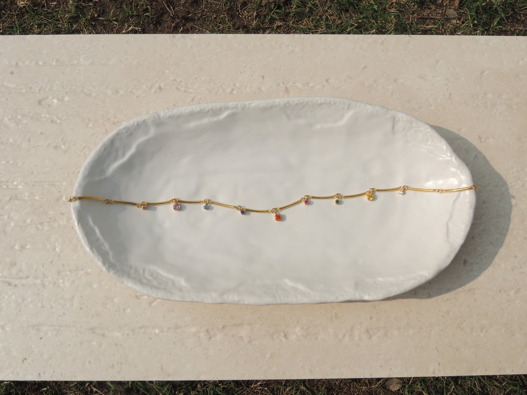 Circus Choker at Kamakhyaa by Noyra. This item is Alloy, Fashion Jewellery, jewelry, Micron, Multicolor, Natural, Necklaces, Solids