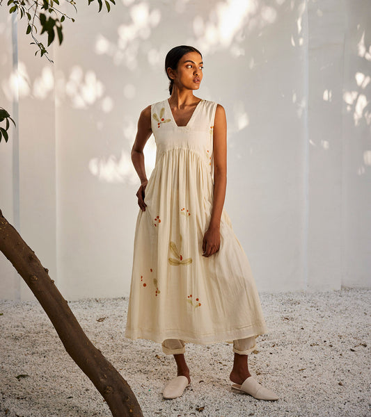 Close To You Co-ord Set at Kamakhyaa by Khara Kapas. This item is Casual Wear, Co-ord Sets, Mul Cotton, Oh! Sussana Spring 2023, Organic, Regular Fit, Solids, Travel, Travel Co-ords, White, Womenswear